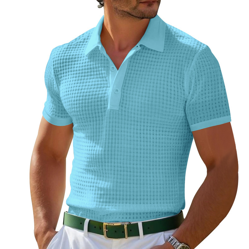 Polo Shirt Pique - 2024 Summer Amazon POLO Shirt Button