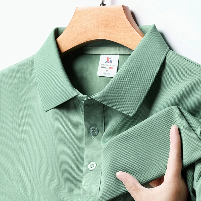 Men's Fashion Solid Short Slee - Polo Shirt Pique บทวิจารณ์และราคา