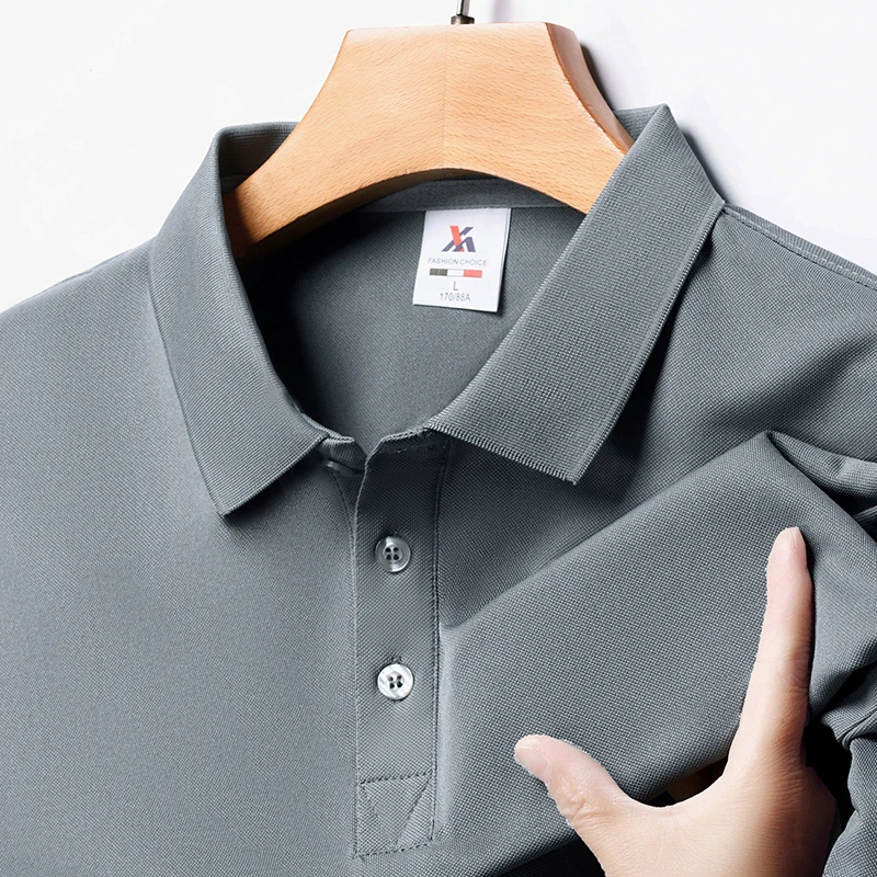 Men's Fashion Solid Short Slee - Polo Shirt Pique บทวิจารณ์และราคา