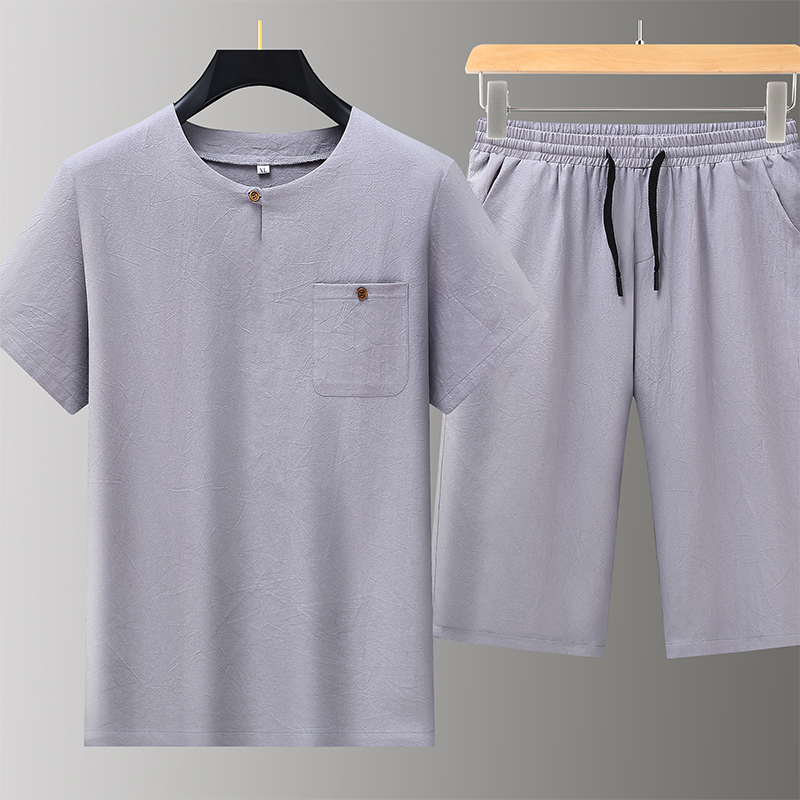 High-quality fashionable men's - Short Linen Drawstring บทวิจารณ์และราคา