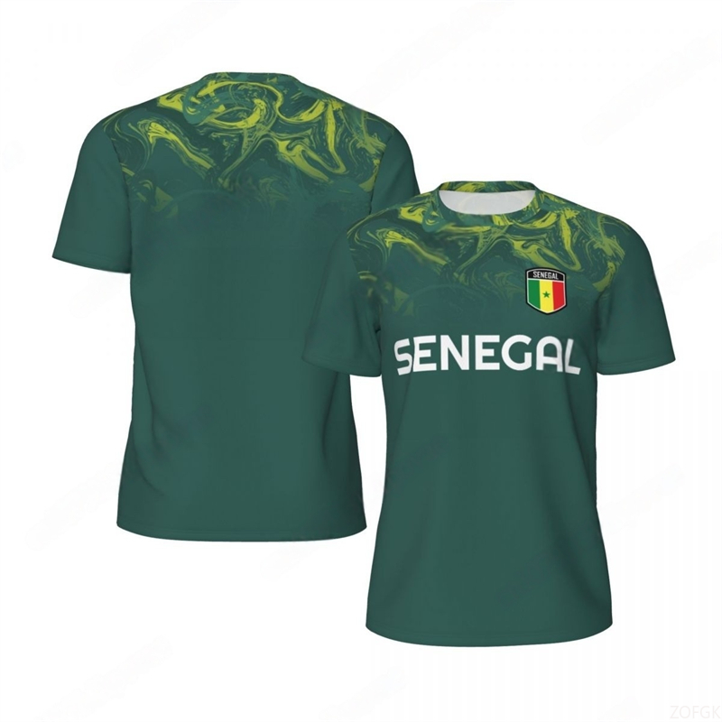 Fashion Senegal Flag Graphic F - Tee Graphic Print บทวิจารณ์และราคา