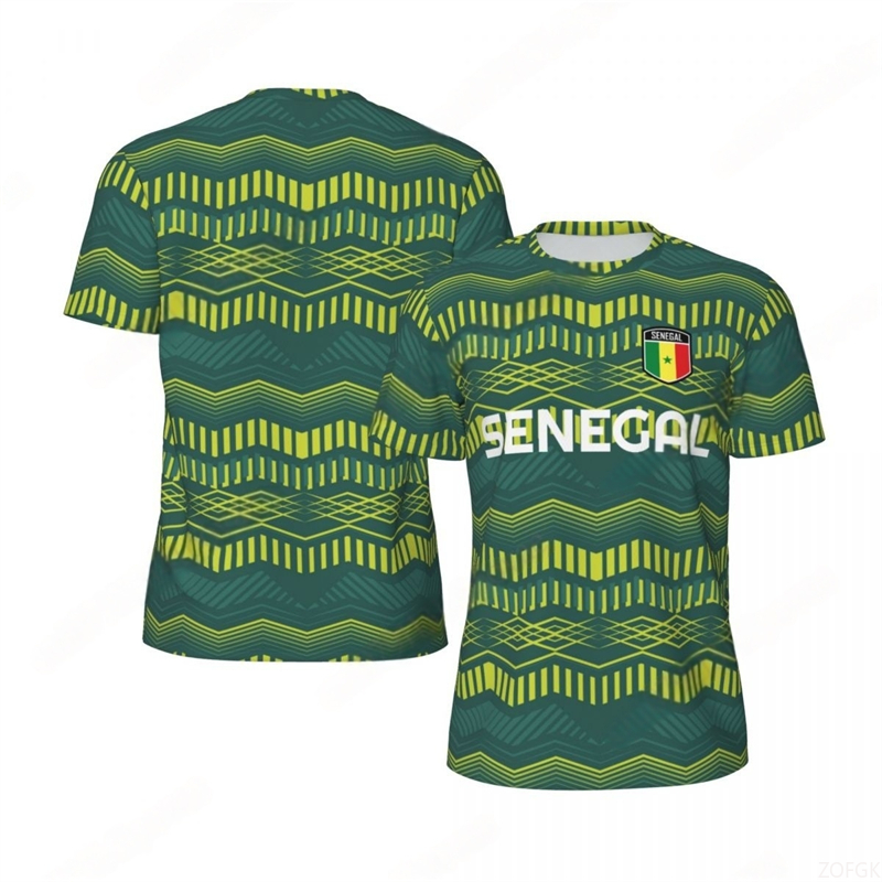Fashion Senegal Flag Graphic F - Tee Graphic Print บทวิจารณ์และราคา