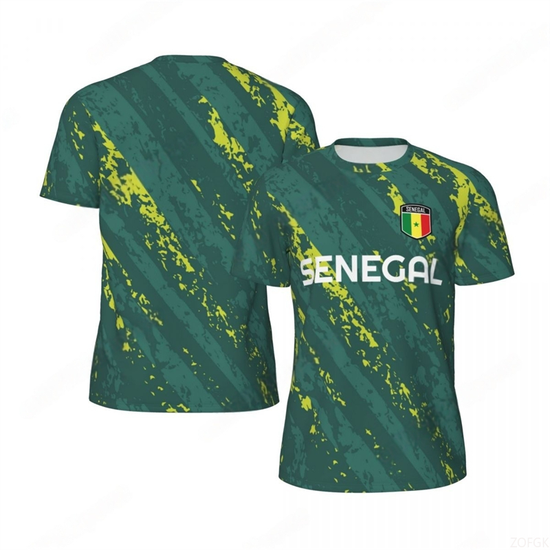 Fashion Senegal Flag Graphic F - Tee Graphic Print บทวิจารณ์และราคา
