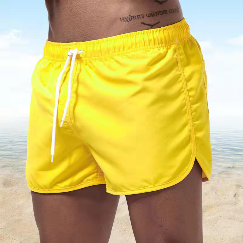 Men's 2026 Solid Drawstring Br - Trunks Board Surf บทวิจารณ์และราคา