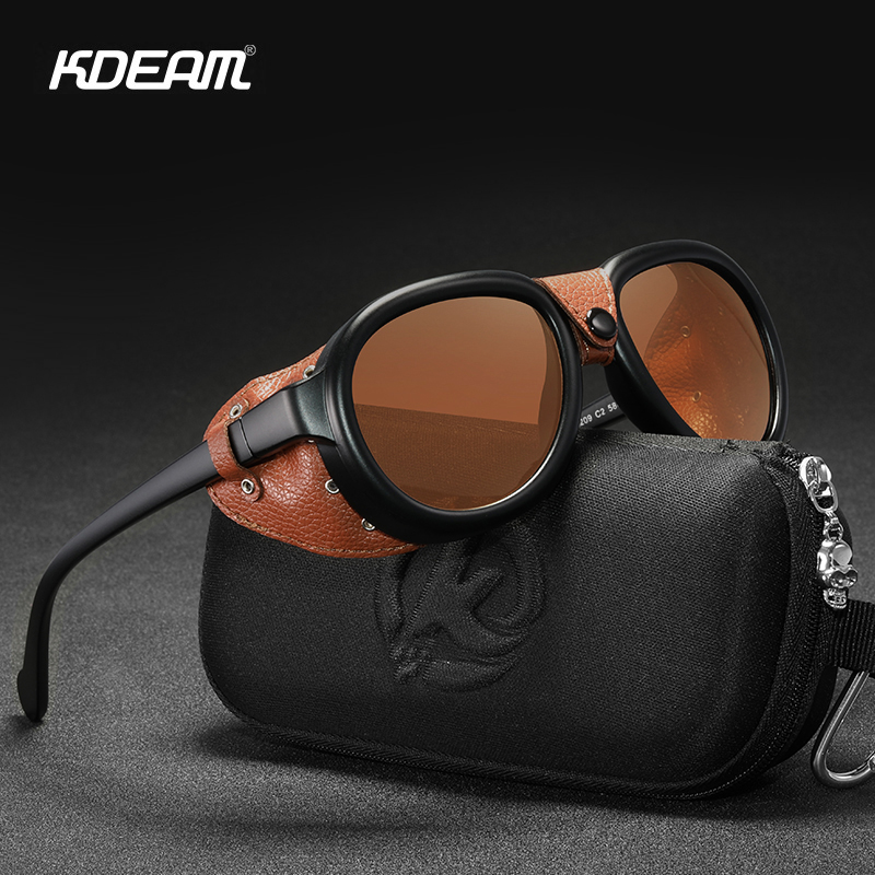 KDEAM Pilot Sunglasses Steampu - Sunglasses Aviator Polarized บทวิจารณ์และราคา