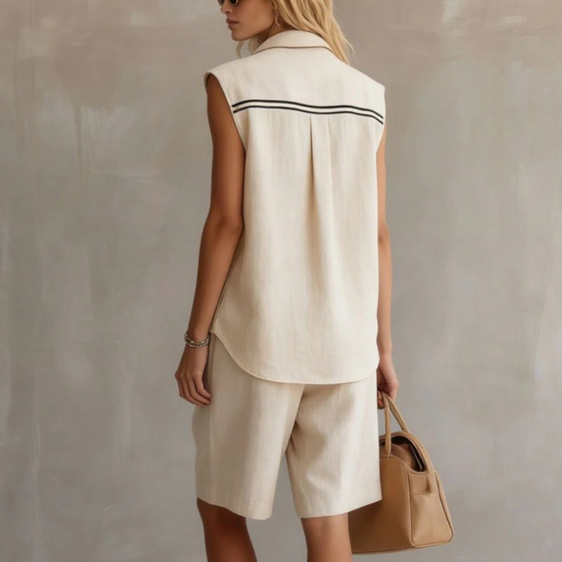 Summer Fashion Solid Linen Ble - Linen Shirt Breathable บทวิจารณ์และราคา