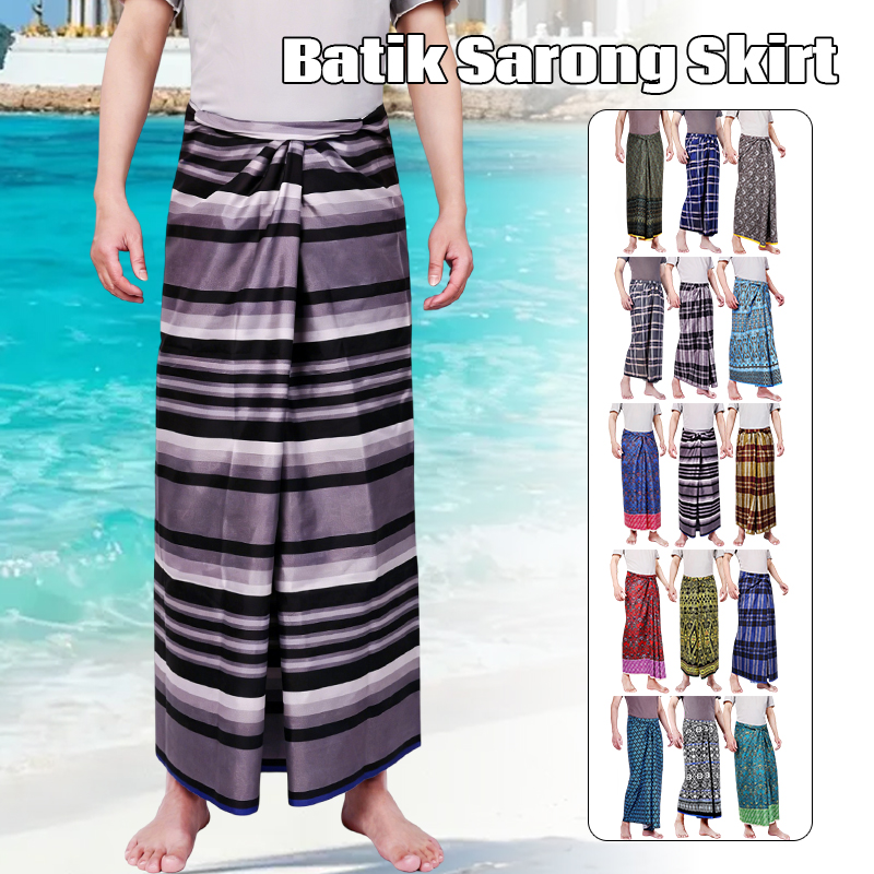 Unisex Traditional Southeast A - Sarong Men Wrap บทวิจารณ์และราคา