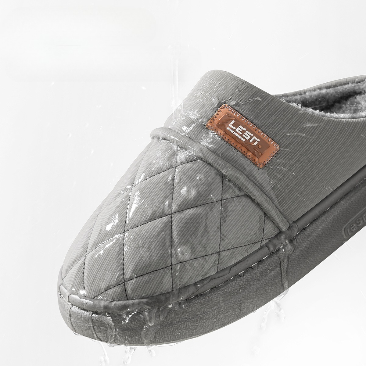 Winter Warm Slipper Women Men  - Flip Flop Leather Men บทวิจารณ์และราคา