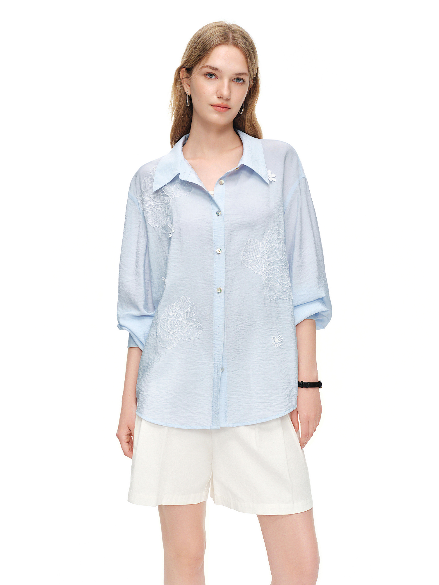 DUSHU 2026 Summer Women's Ligh - Resort Shirt Floral บทวิจารณ์และราคา