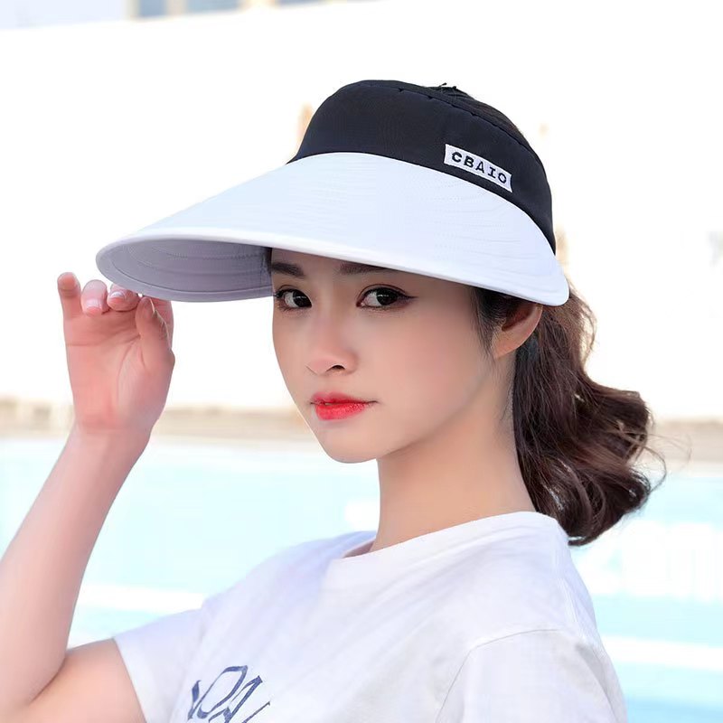 2024 NEW women summer sun viso - Packable Hat Nylon บทวิจารณ์และราคา