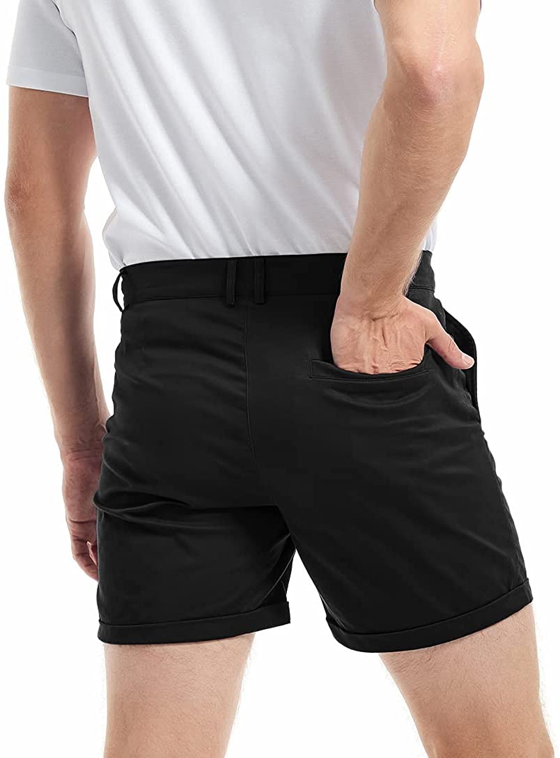 AIMPACT Men's Summer Slim-fit  - Shorts Chino Slim บทวิจารณ์และราคา
