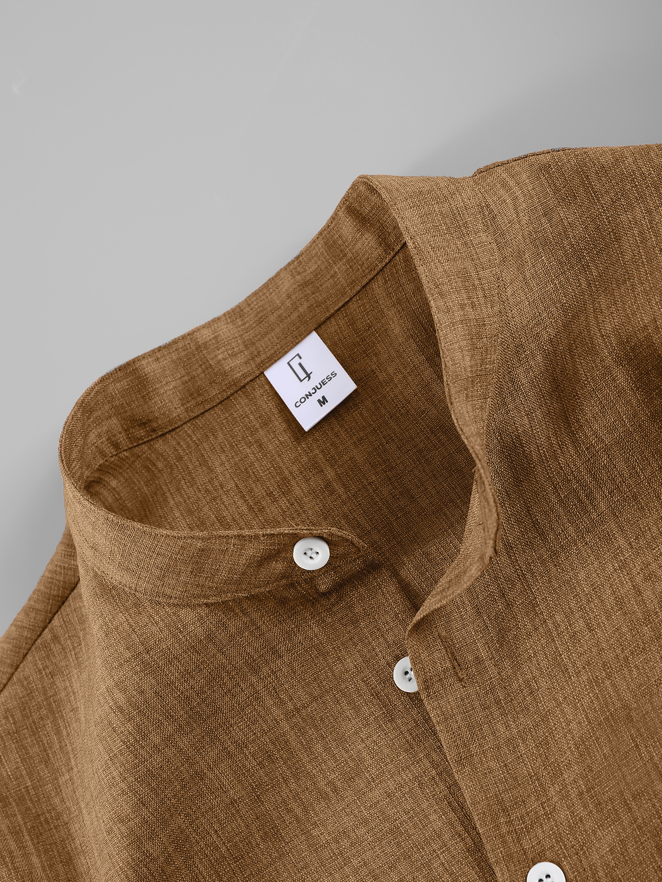 Summer Men's Cotton Linen Text - Linen Shirt Breathable บทวิจารณ์และราคา