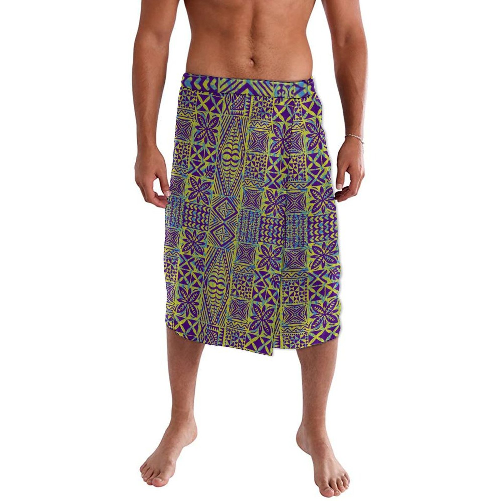 Summer Pacific Islands Traditi - Sarong Men Wrap บทวิจารณ์และราคา