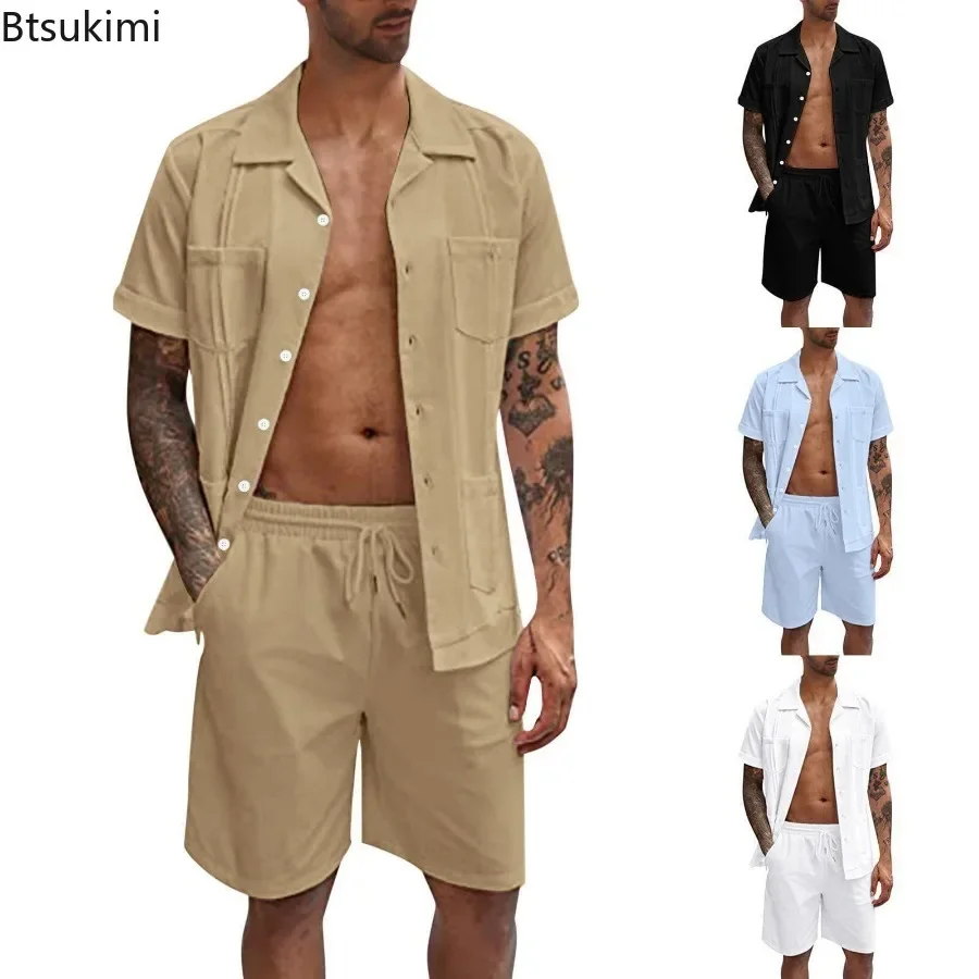 New Men's Summer Casual Sport  - Short Linen Drawstring บทวิจารณ์และราคา