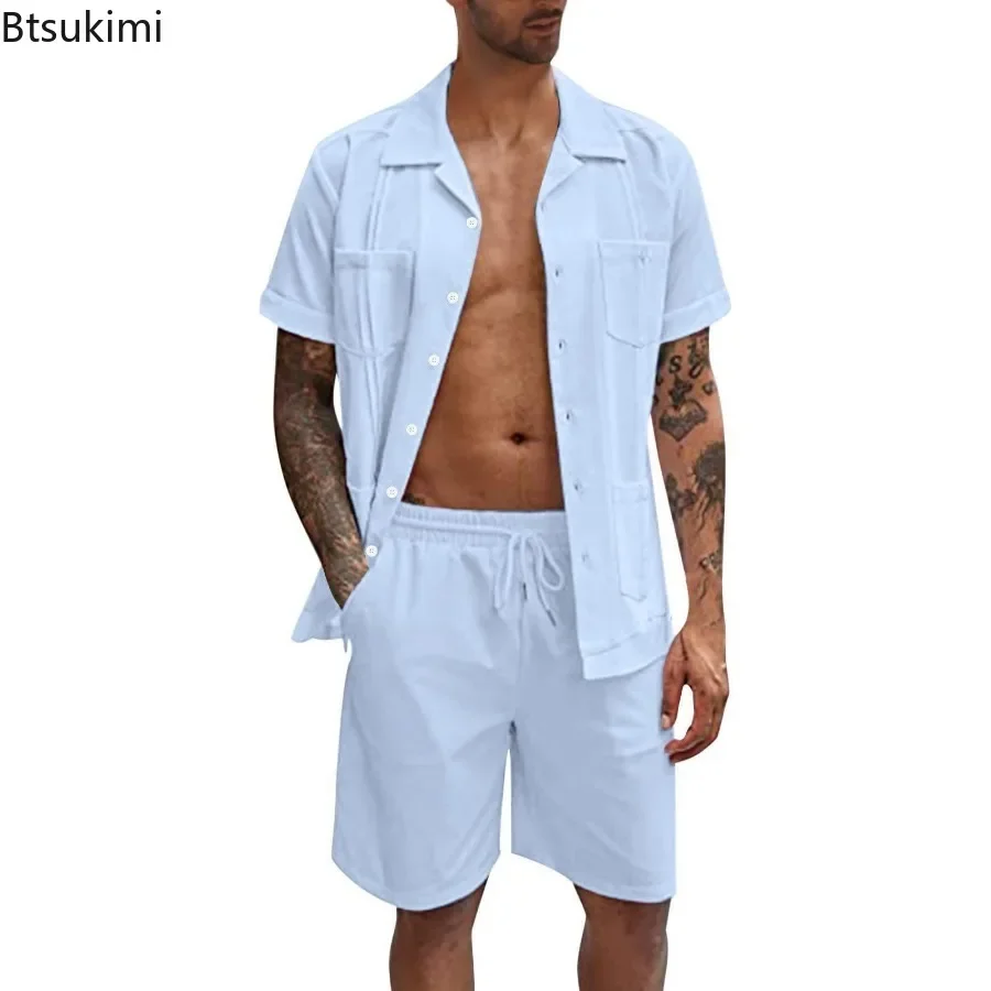 New Men's Summer Casual Sport  - Short Linen Drawstring บทวิจารณ์และราคา