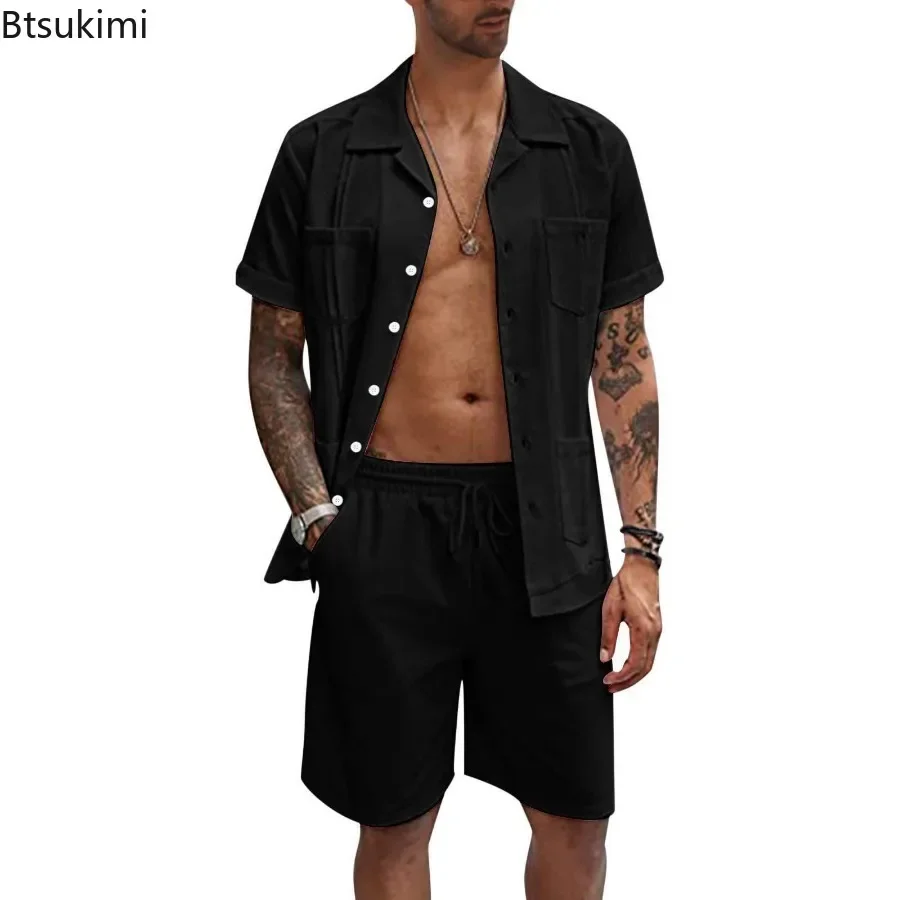New Men's Summer Casual Sport  - Short Linen Drawstring บทวิจารณ์และราคา