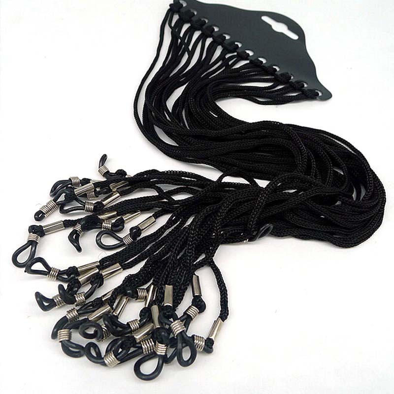 12pcs/set Black Nylon Cord Eye - Sunglass Retainer Cord บทวิจารณ์และราคา