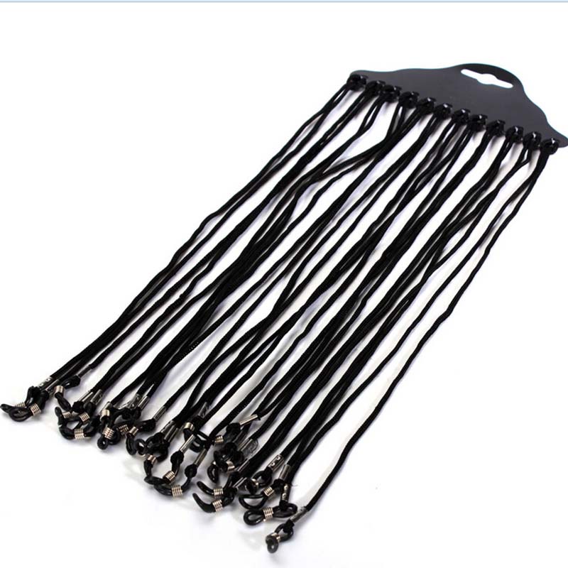 12pcs/set Black Nylon Cord Eye - Sunglass Retainer Cord บทวิจารณ์และราคา