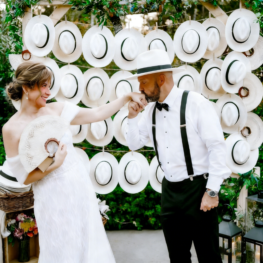 6-48PACK Wedding Straw Fedora  - Bucket Hat Straw บทวิจารณ์และราคา
