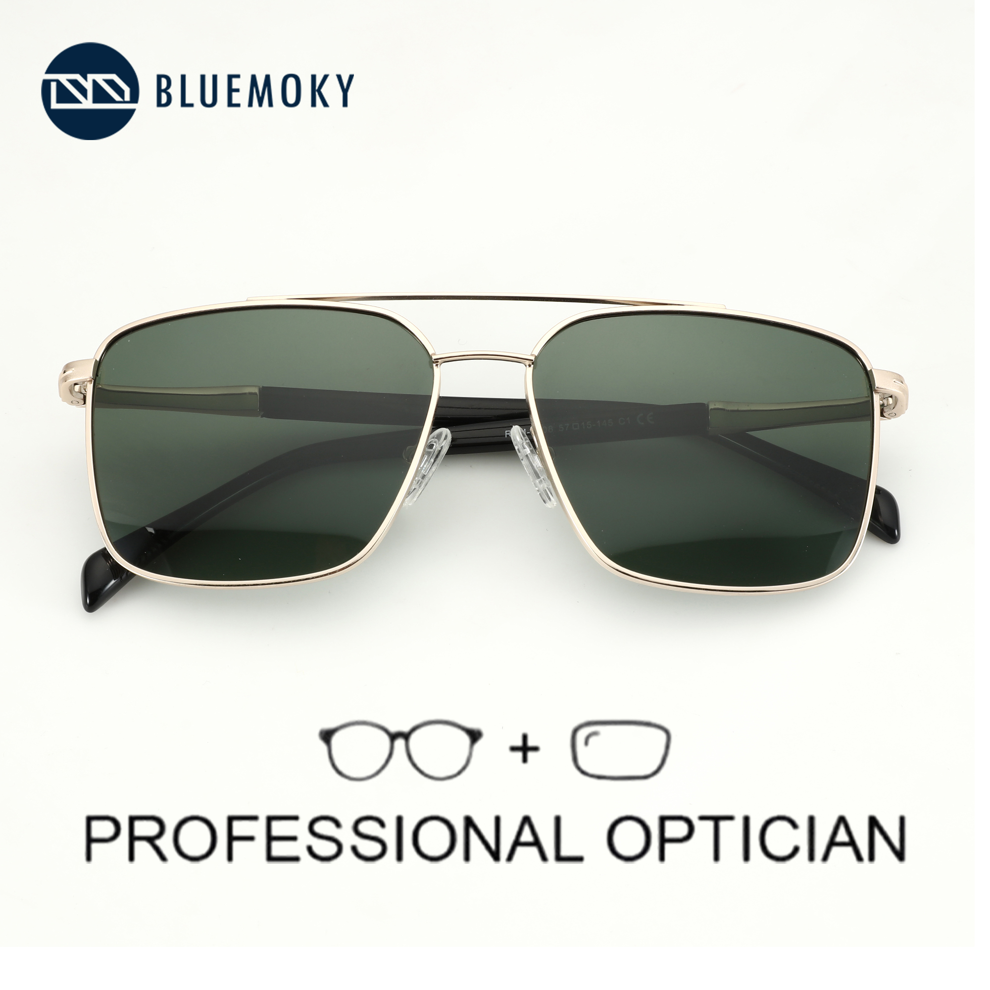 BLUEMOKY L Size Fashion Metal  - Sunglasses Aviator Polarized บทวิจารณ์และราคา