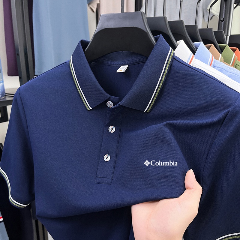 Summer men's new lapel short s - Polo Shirt Pique บทวิจารณ์และราคา