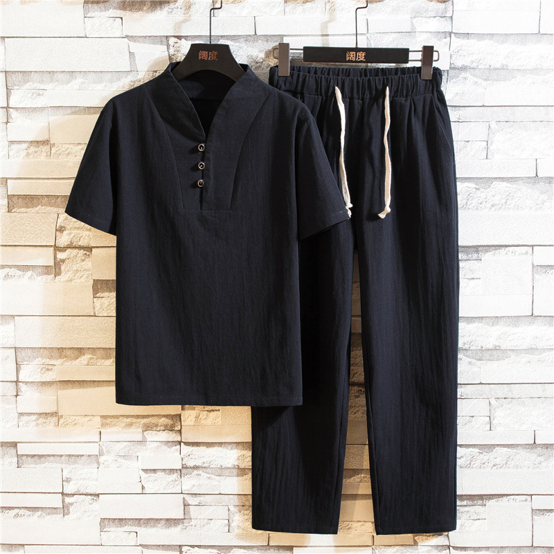 Men's Summer Cotton Linen Shor - Linen Shirt Breathable บทวิจารณ์และราคา