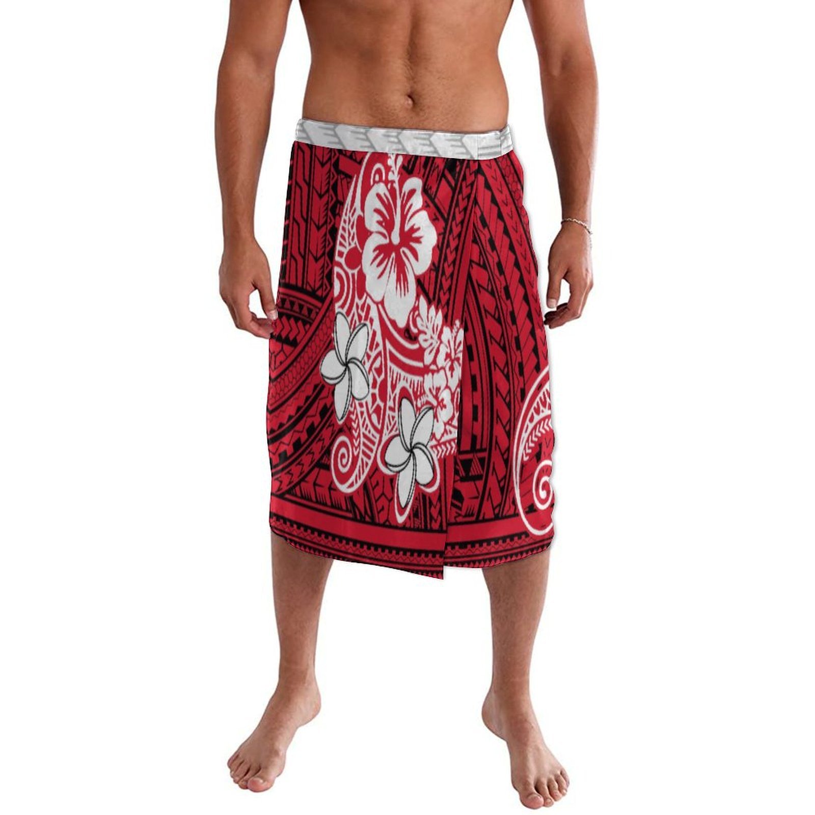 Polynesian Island Customized M - Sarong Men Wrap บทวิจารณ์และราคา