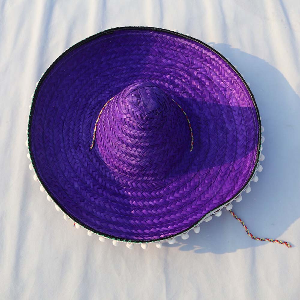 Summer Wide Brim Mexican Party - Bucket Hat Straw บทวิจารณ์และราคา