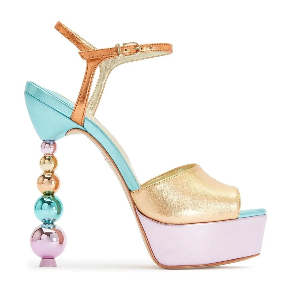 Sweet Pastel Leather Platform  - Casual Sandal Leather บทวิจารณ์และราคา