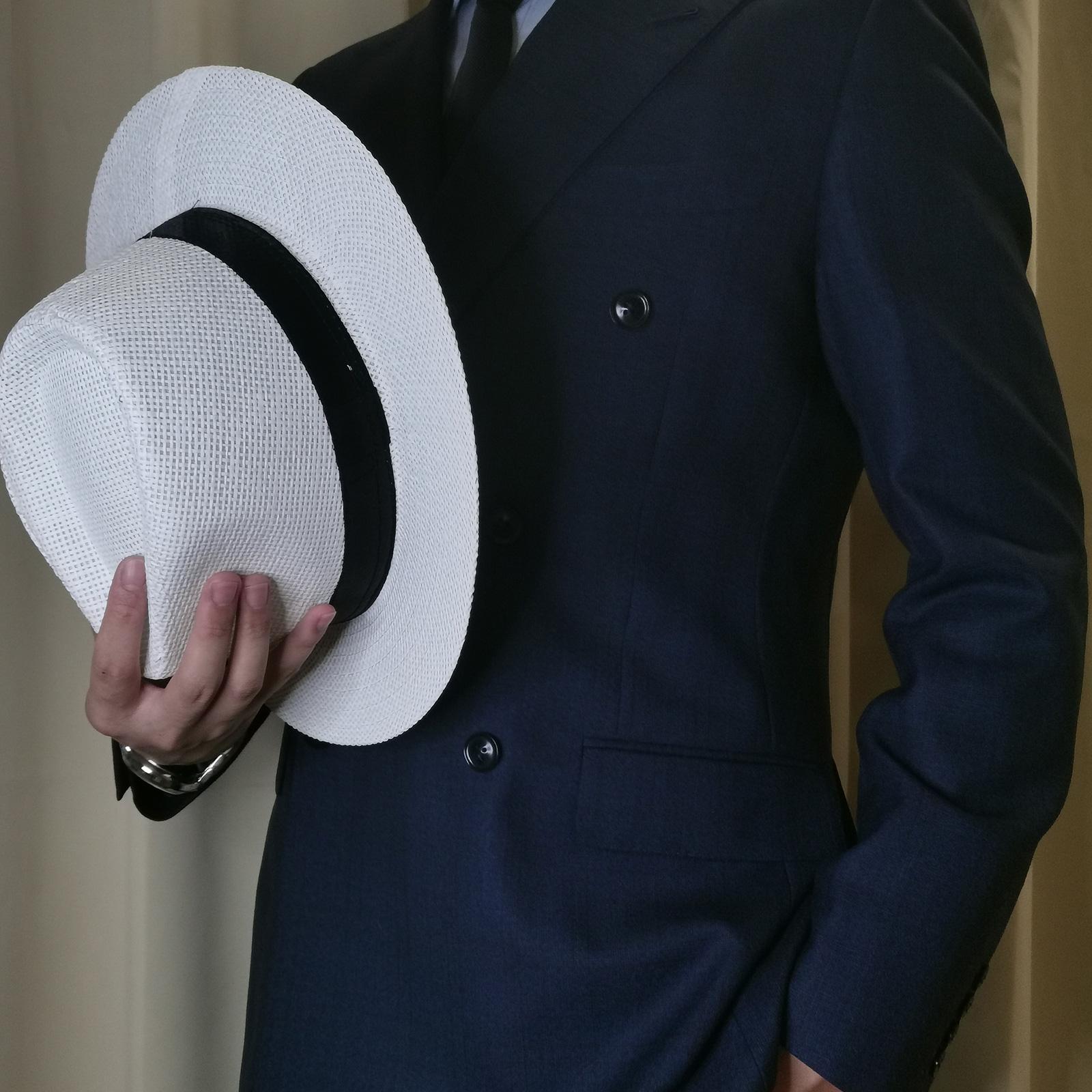 Men Summer Panama Straw Hat Na - Bucket Hat Straw บทวิจารณ์และราคา