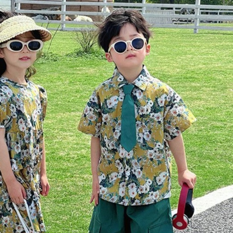 Vintage Floral Short Sleeve Sh - Resort Shirt Floral บทวิจารณ์และราคา