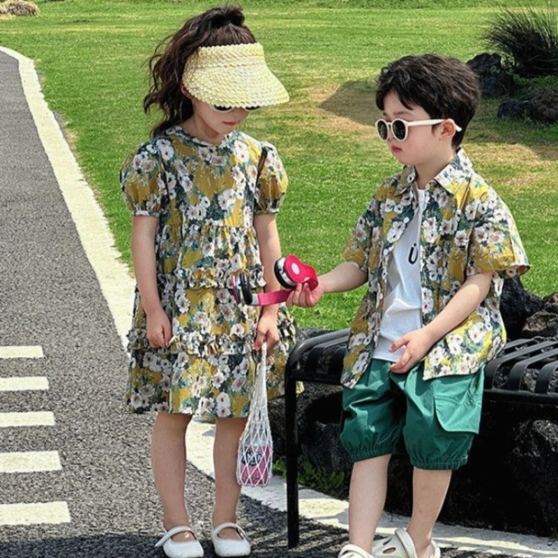 Vintage Floral Short Sleeve Sh - Resort Shirt Floral บทวิจารณ์และราคา