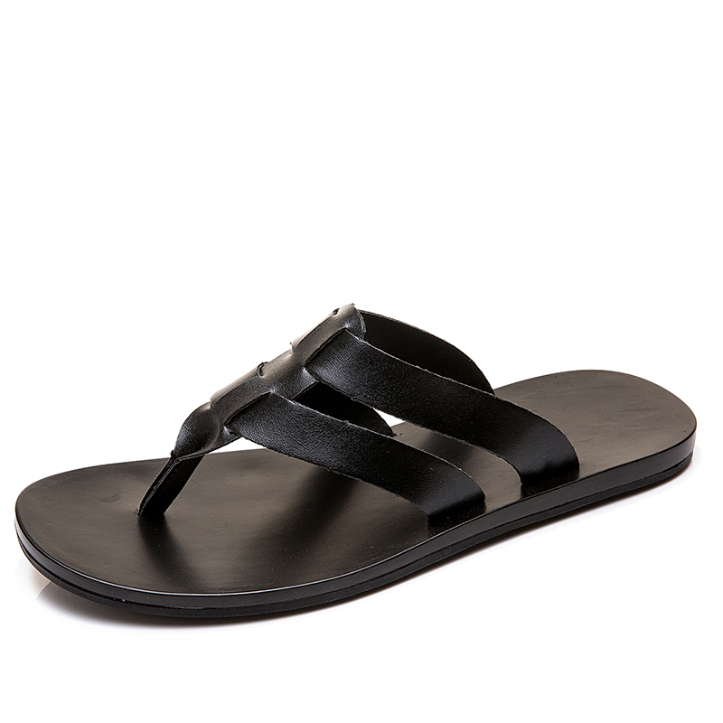 Men's Leather Flip Flops Summe - Flip Flop Leather Men บทวิจารณ์และราคา