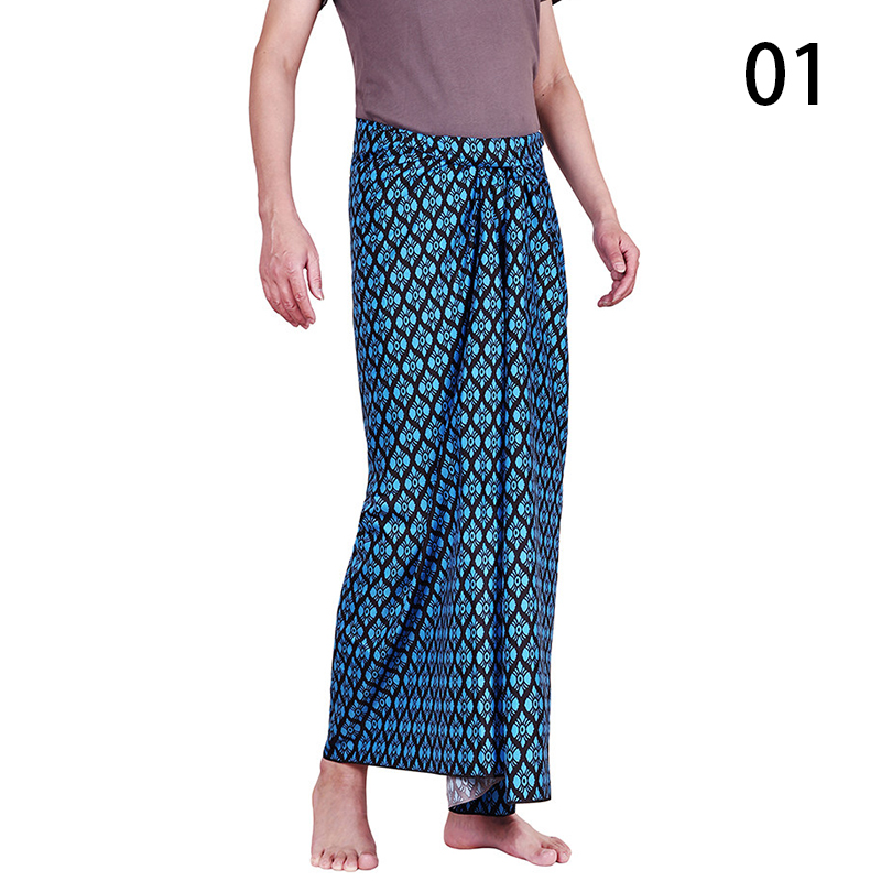 Batik Print Beach Sarong Wrap  - Sarong Men Wrap บทวิจารณ์และราคา
