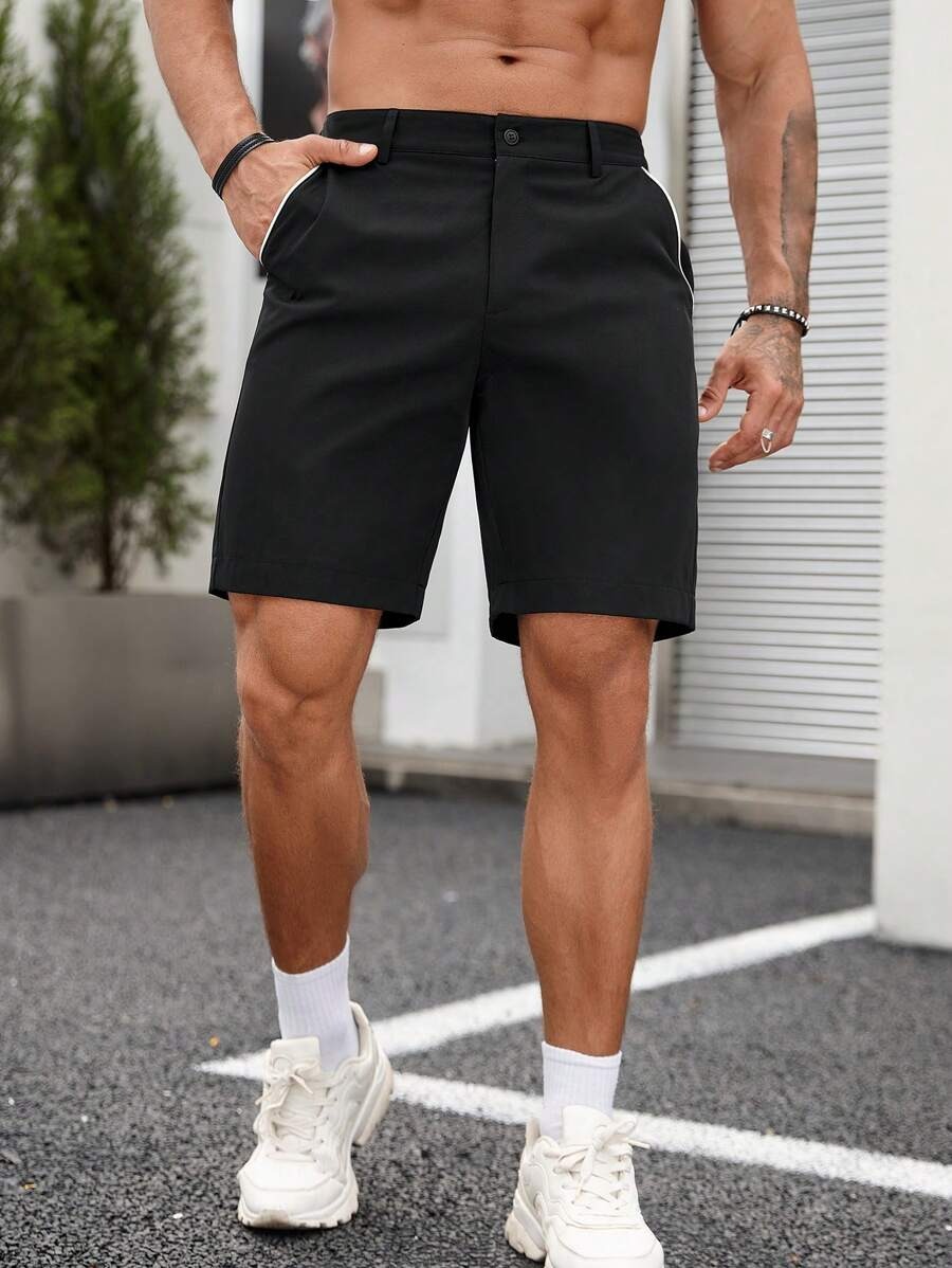 Men's Business Casual Chino Sh - Shorts Chino Slim บทวิจารณ์และราคา