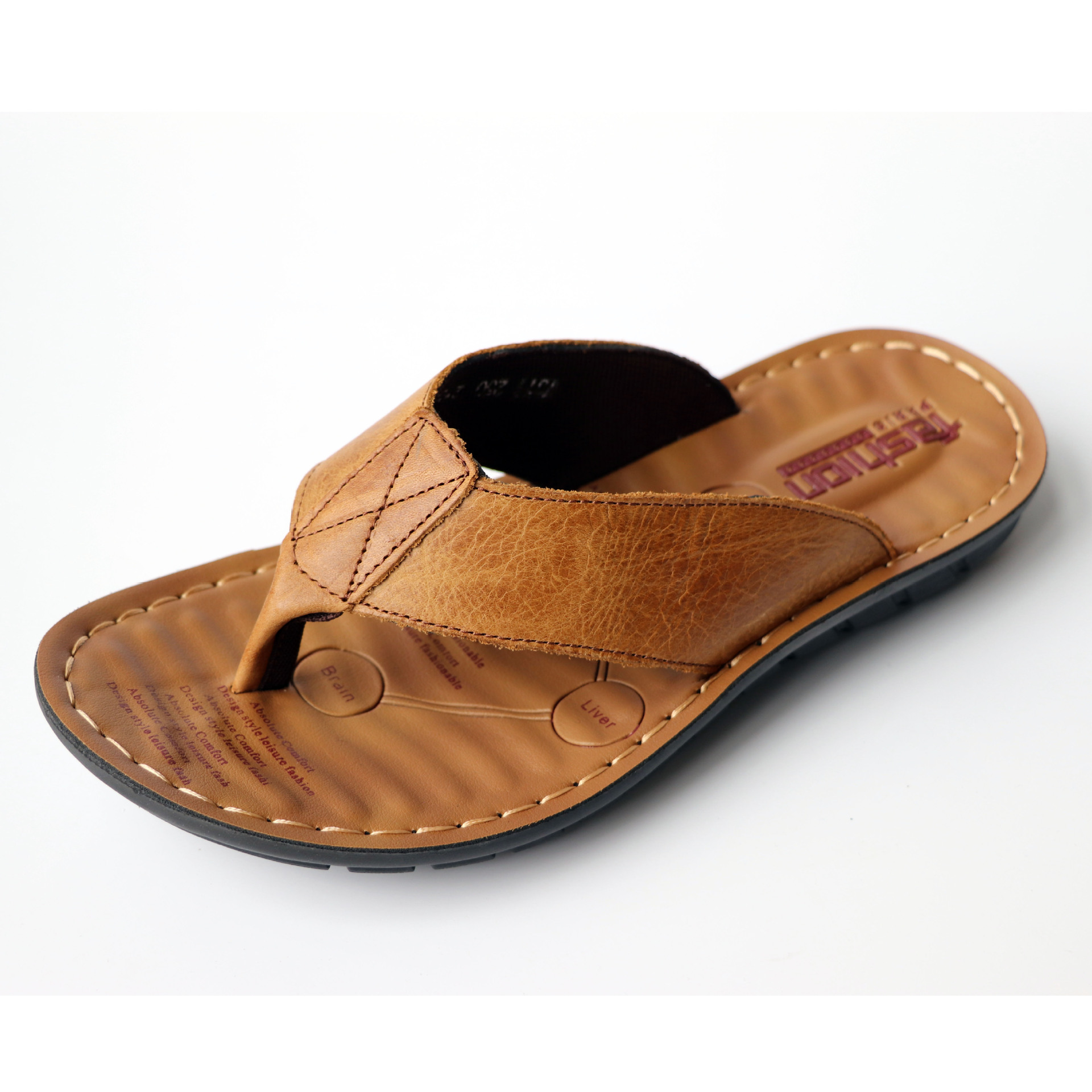 2026 Shoes Leather Men's Flip  - Flip Flop Leather Men บทวิจารณ์และราคา