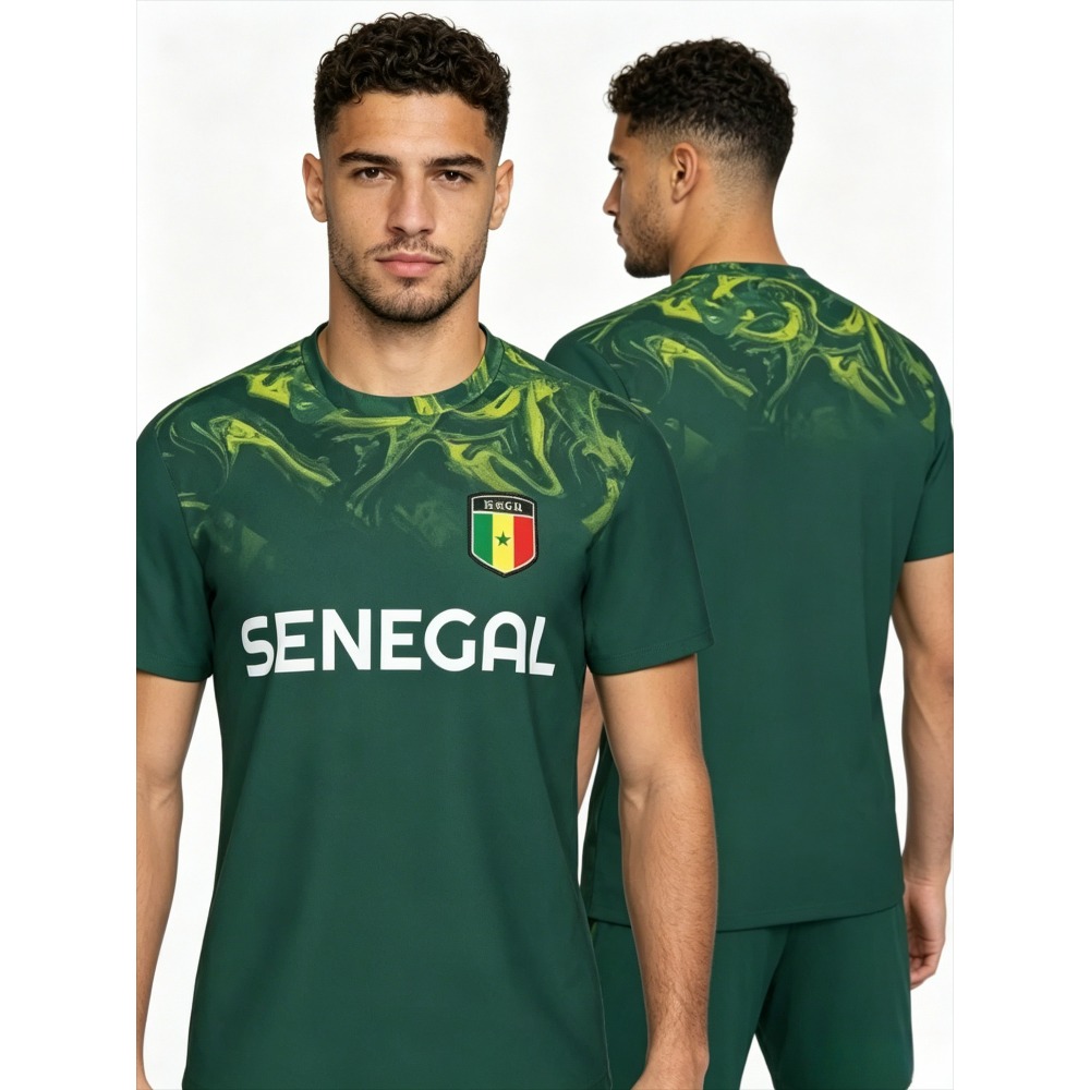 2026 New Summer Senegal Flag G - Tee Graphic Print บทวิจารณ์และราคา