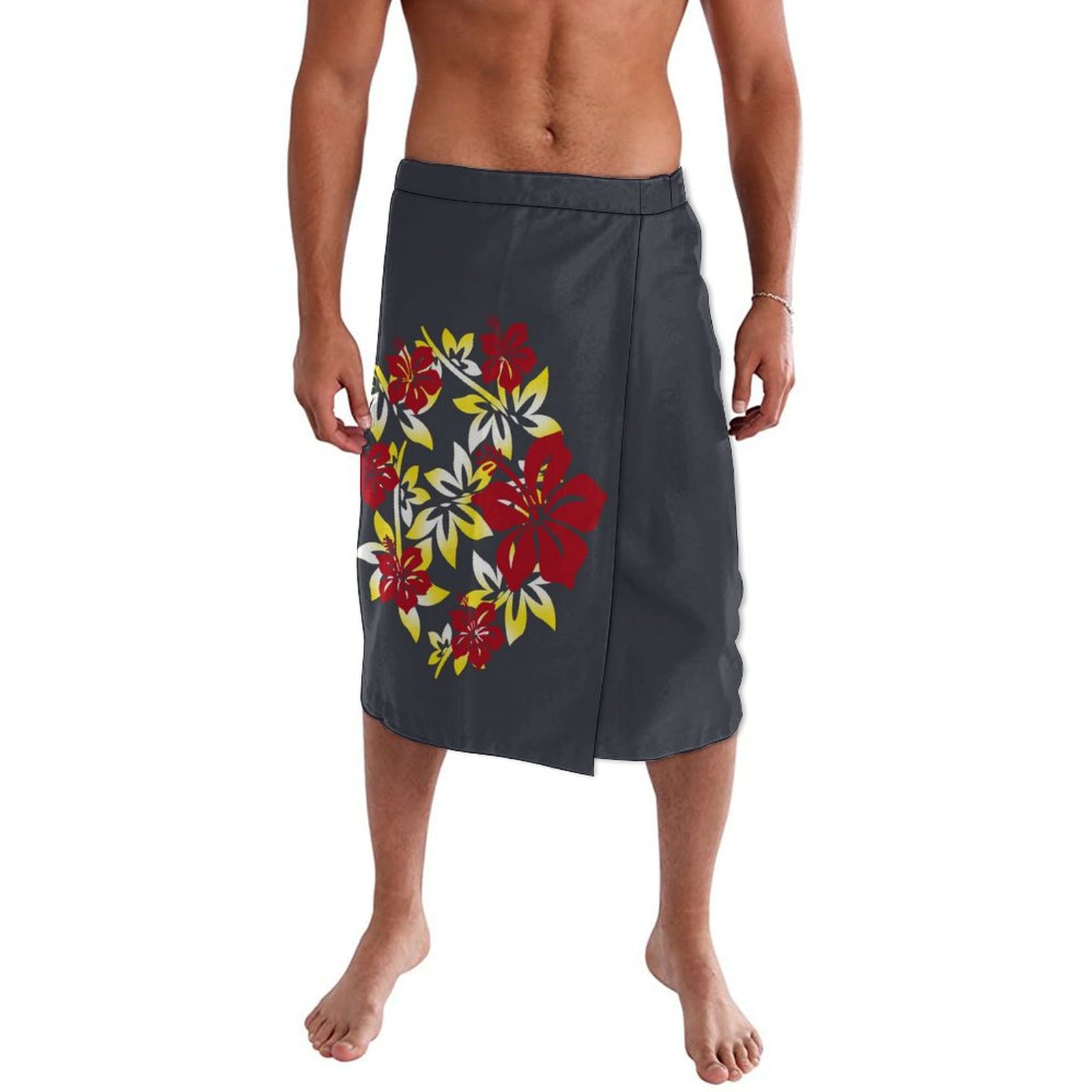 Hot Hawaiian Ethnic Style Men' - Sarong Men Wrap บทวิจารณ์และราคา