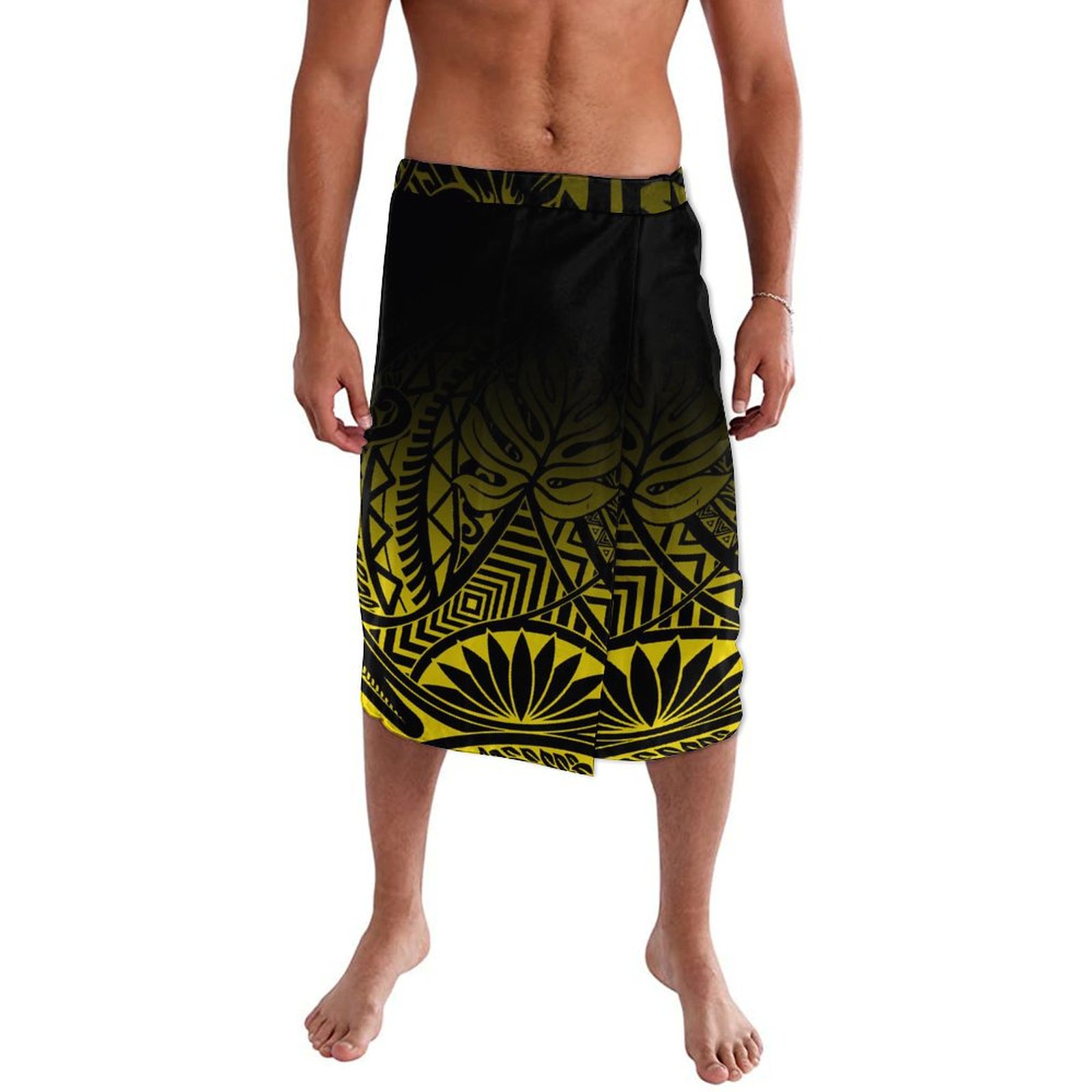 Hot Hawaiian Ethnic Style Men' - Sarong Men Wrap บทวิจารณ์และราคา