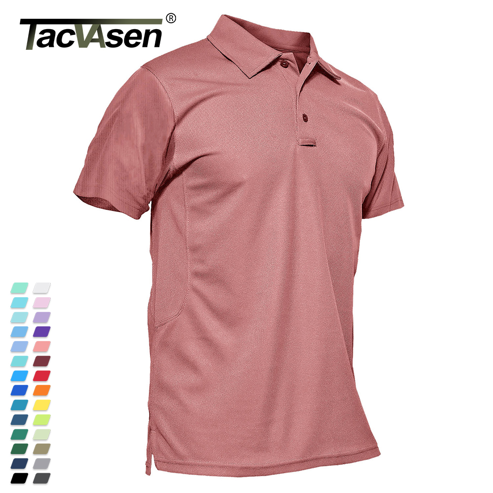 TACVASEN Summer Colorful Fashi - Polo Shirt Pique บทวิจารณ์และราคา