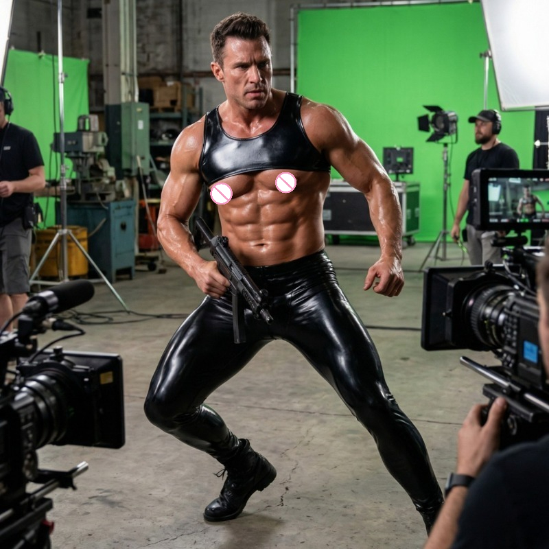 Solid Latex Vest Tight Short T - Tank Top Muscle บทวิจารณ์และราคา