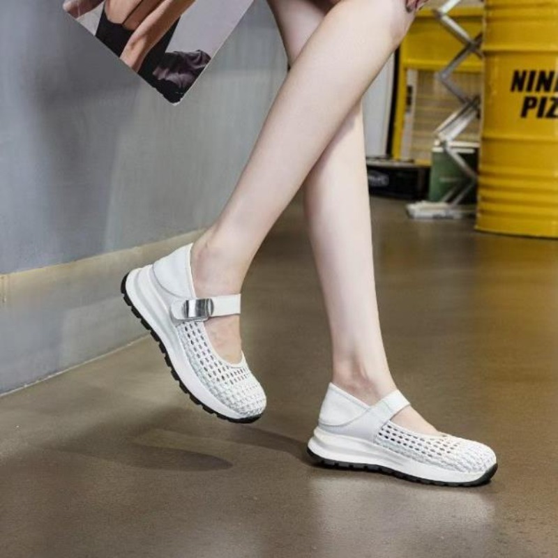 Women's Genuine Leather Braide - Espadrille Slip On บทวิจารณ์และราคา