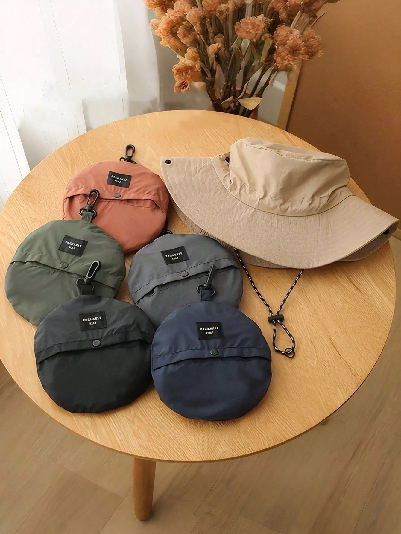 1 Pc Waterproof Bucket Hat, Fo - Packable Hat Nylon บทวิจารณ์และราคา