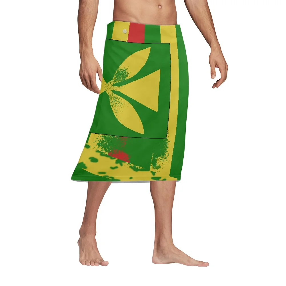 Polynesian Tribal Tattoo Print - Sarong Men Wrap บทวิจารณ์และราคา