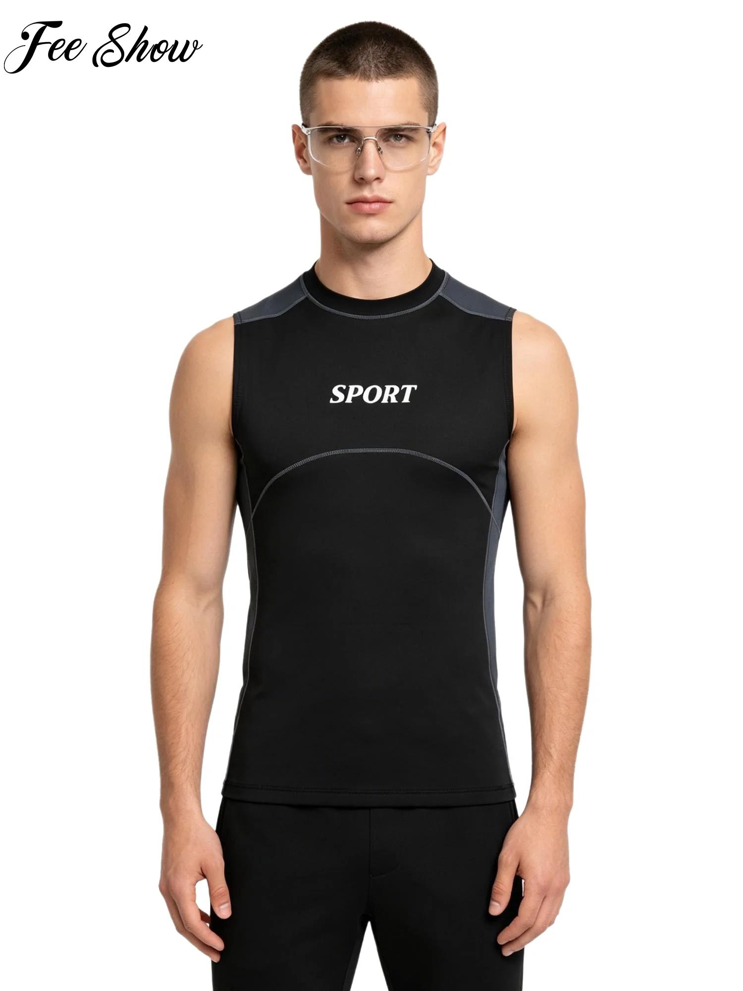 Mans Compression Tank Top Pull - Tank Top Muscle บทวิจารณ์และราคา