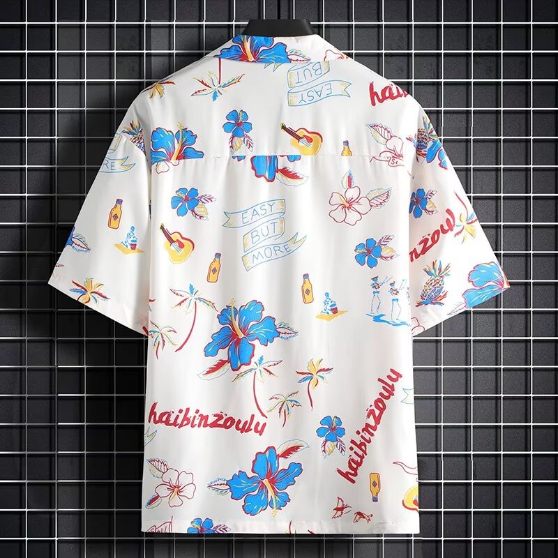 Resort Casual Short-Sleeved Sh - Resort Shirt Floral บทวิจารณ์และราคา