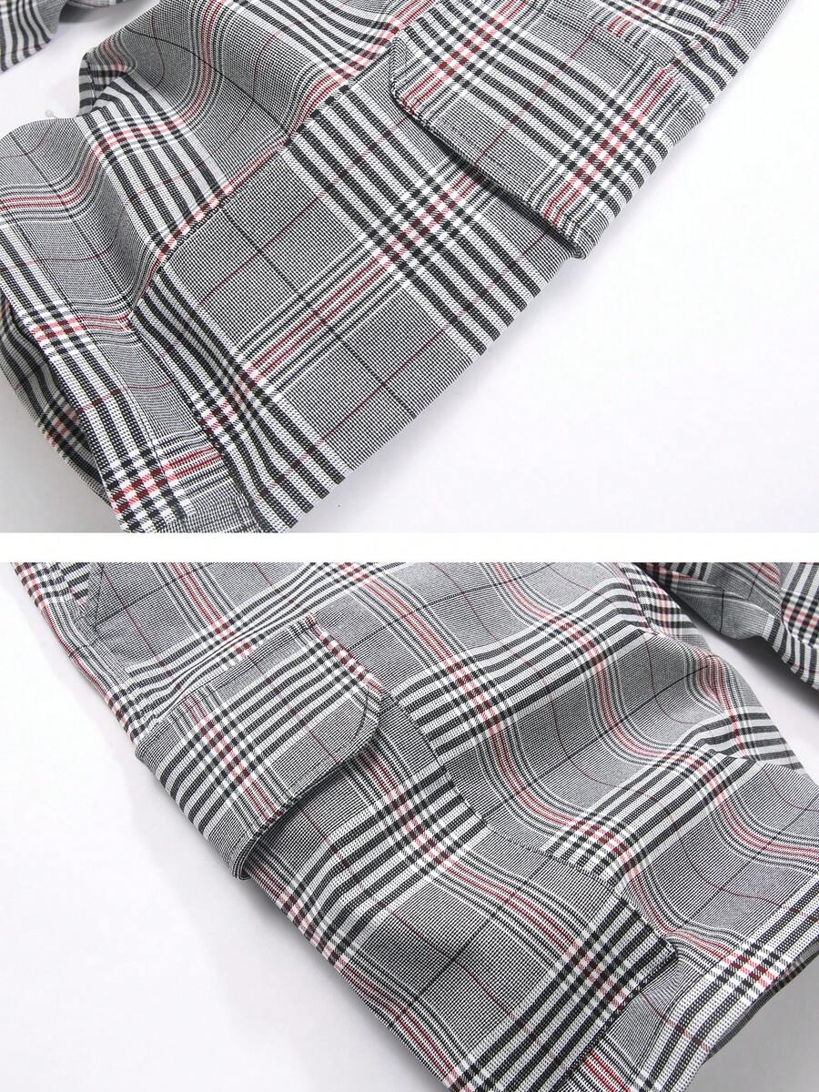 Mens Slim Fit Stretch Plaid Dr - Shorts Chino Slim บทวิจารณ์และราคา