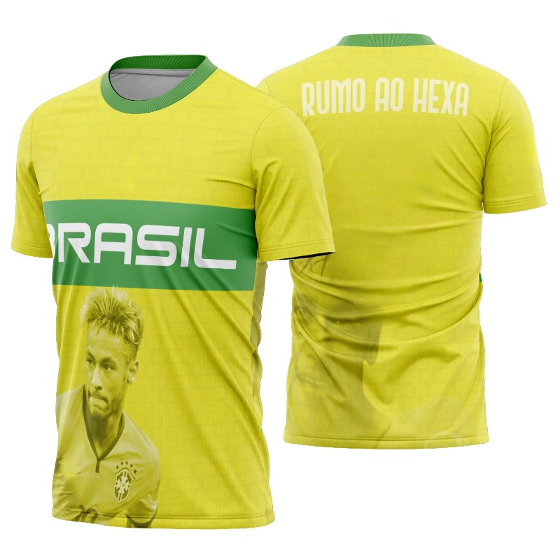 Summer Brazil Neymar No.10 Gra - Tee Graphic Print บทวิจารณ์และราคา