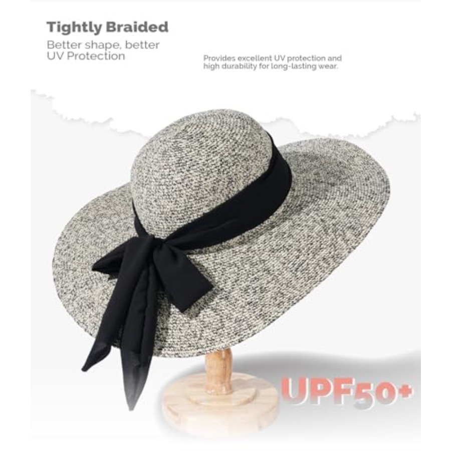 Hat Hut Wide Brim Beach Sun Ha - Packable Hat Nylon บทวิจารณ์และราคา