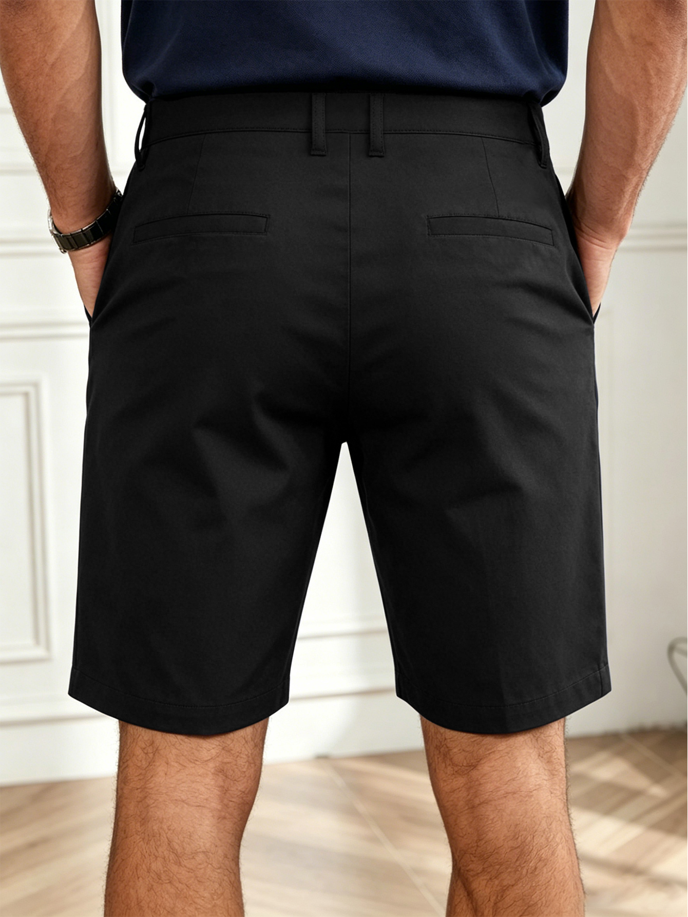 Men's Summer Stretch Chino Sho - Shorts Chino Slim บทวิจารณ์และราคา